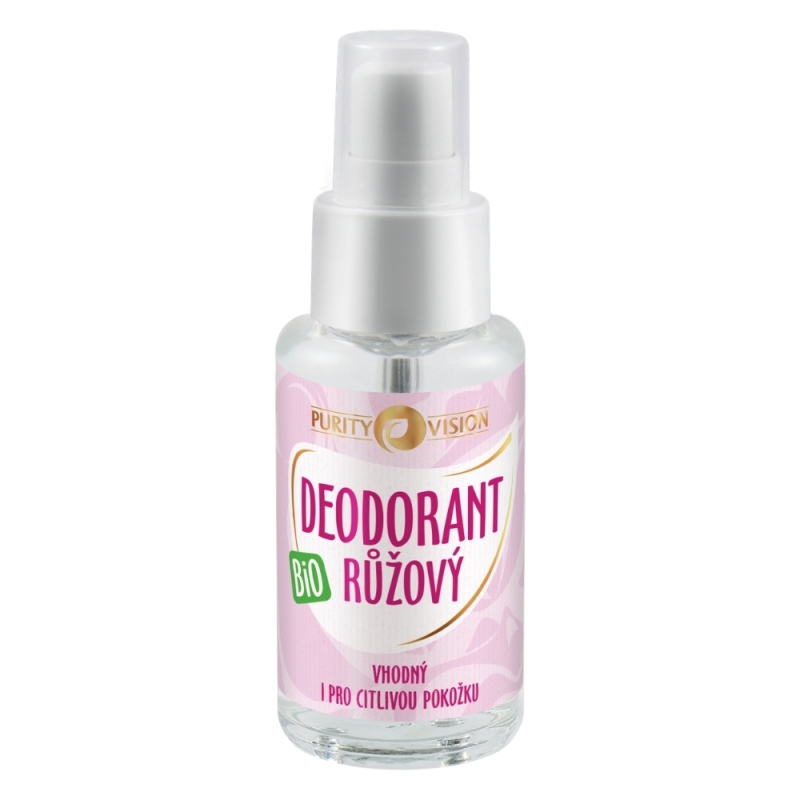 PURITY VISION Bio Růžový Deodorant 50 ml