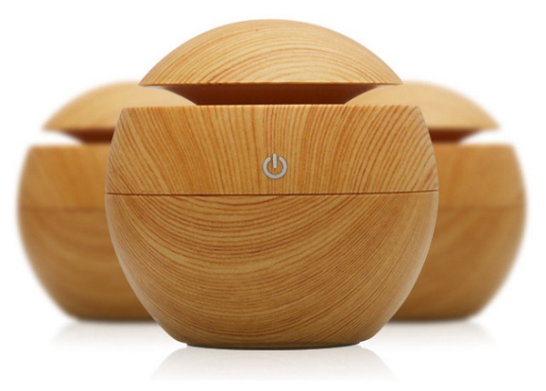 Hütermann Y01 aroma difuzér 130ml světlé dřevo - ultrazvukový, USB.