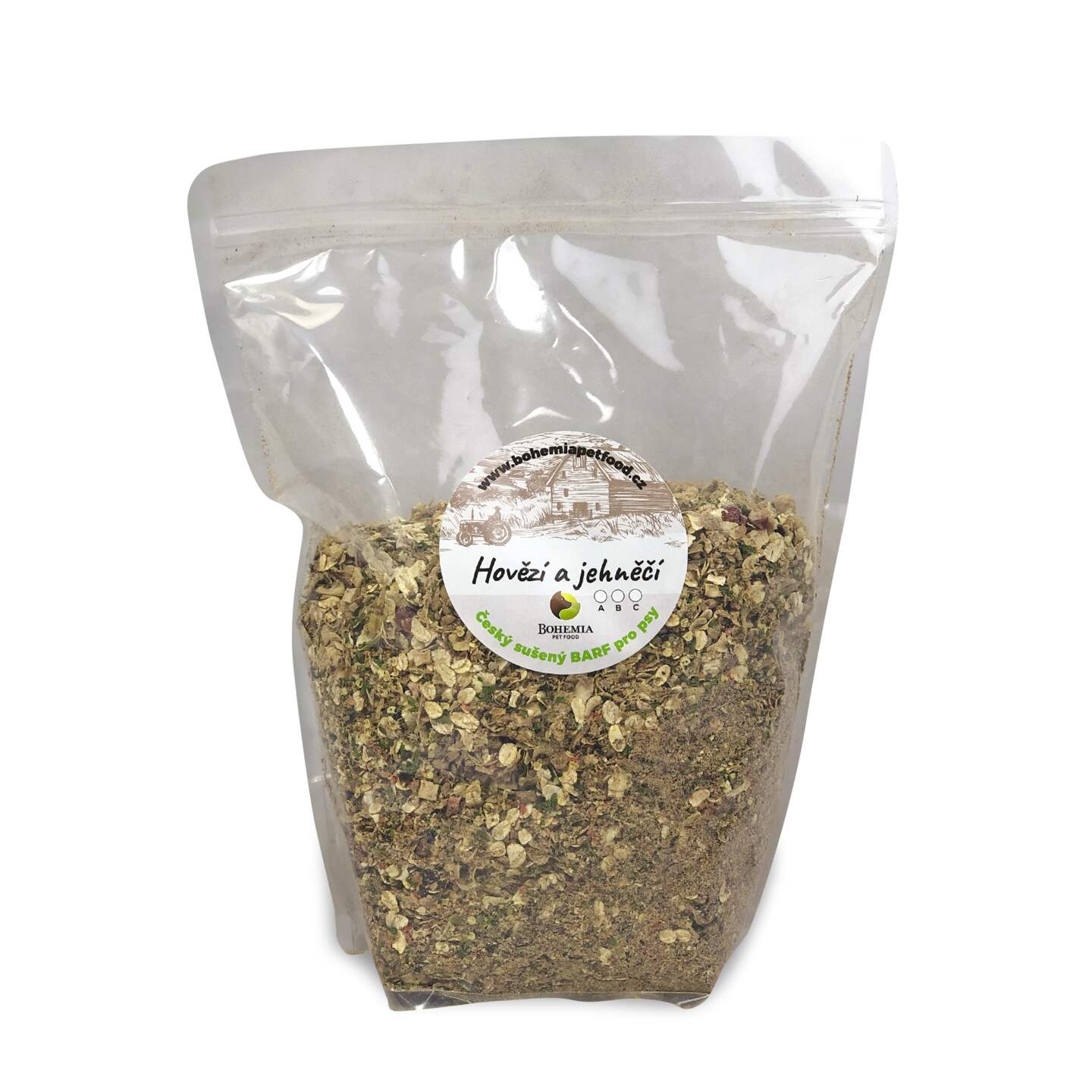 Bohemia Pet Food BOHEMIA Hovězí a Jehněčí A - sušený BARF Hmotnost: 2 Kg