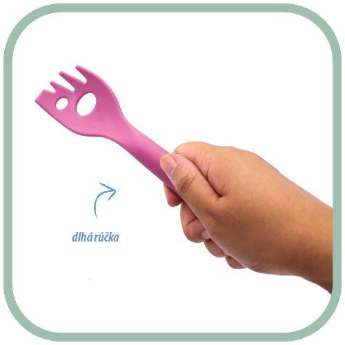 BeCoThings BecoSpork vidlička na krmivo, EKO-pink