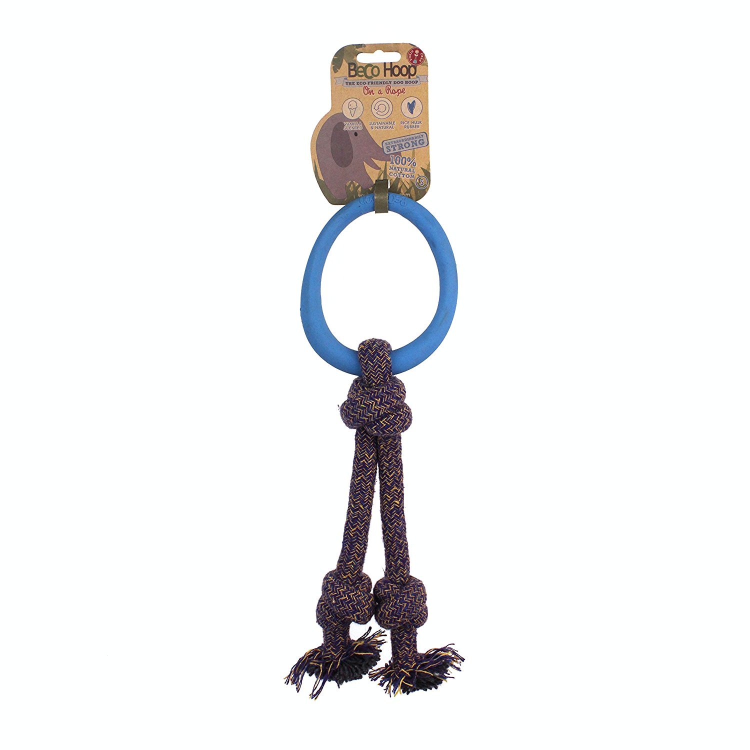 BeCoThings BecoHoop s lanem EKO modrá S