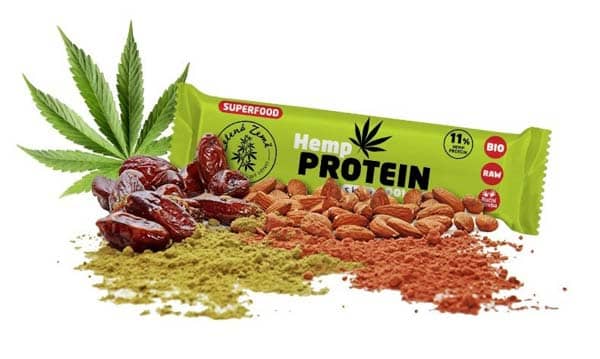 Zelená Země Proteinová tyčinka BIO konopí a kešu 40 g