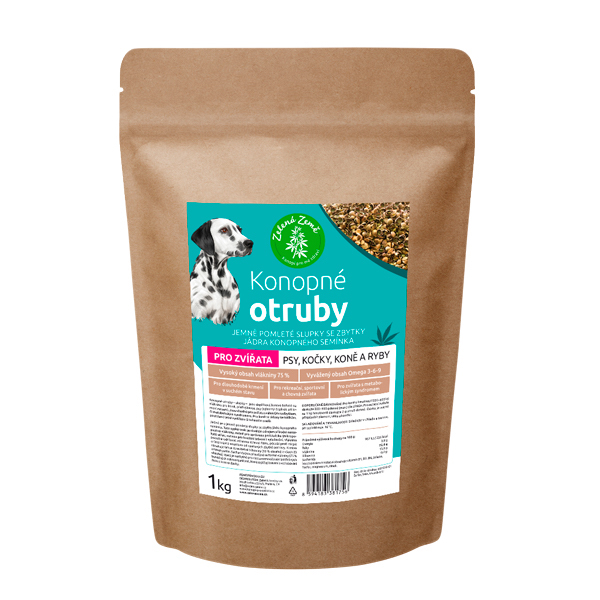 Zelená Země Konopné otruby 1 kg