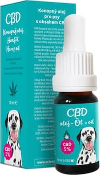Zelená Země CBD olej pro psy 5%, 10 ml