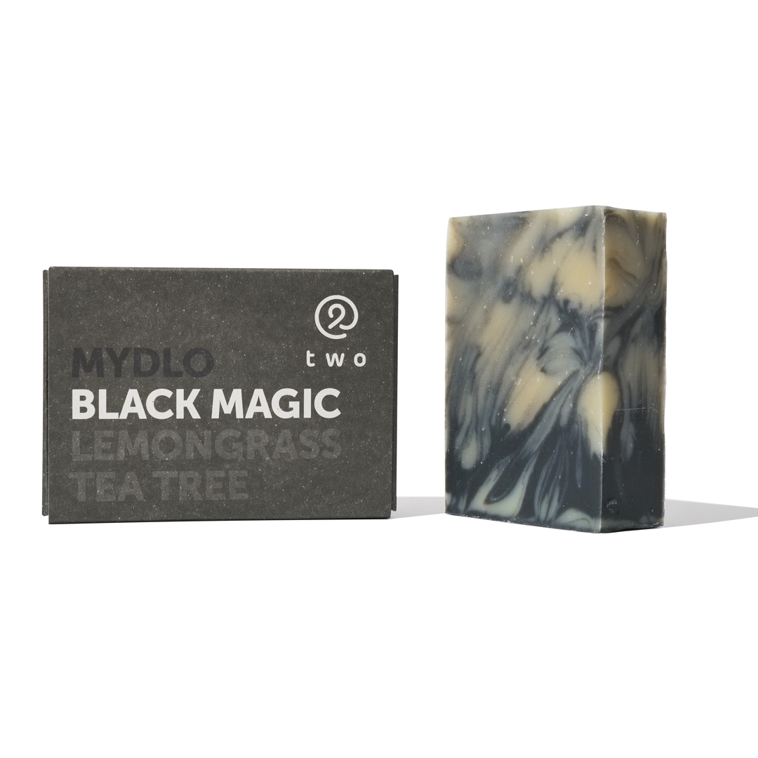 Twocosmetics Tuhé mýdlo  BLACK MAGIC, 100 g