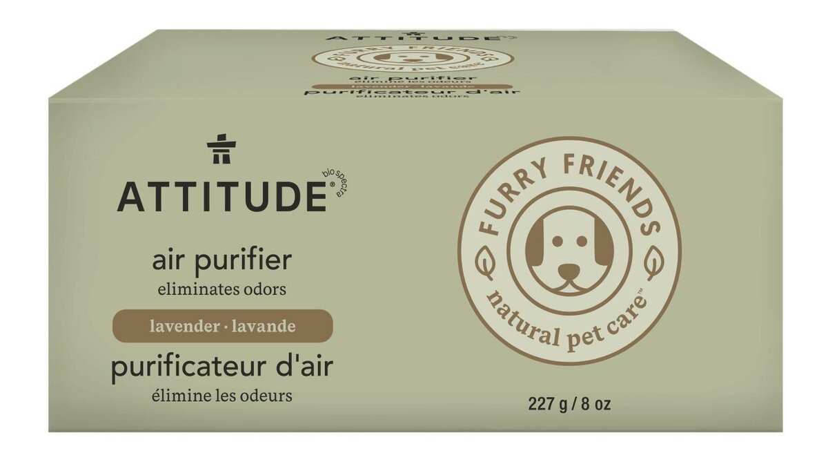 Přírodní čistící osvěžovač vzduchu ATTITUDE Furry Friends pro zvířecí mazlíčky 227 g