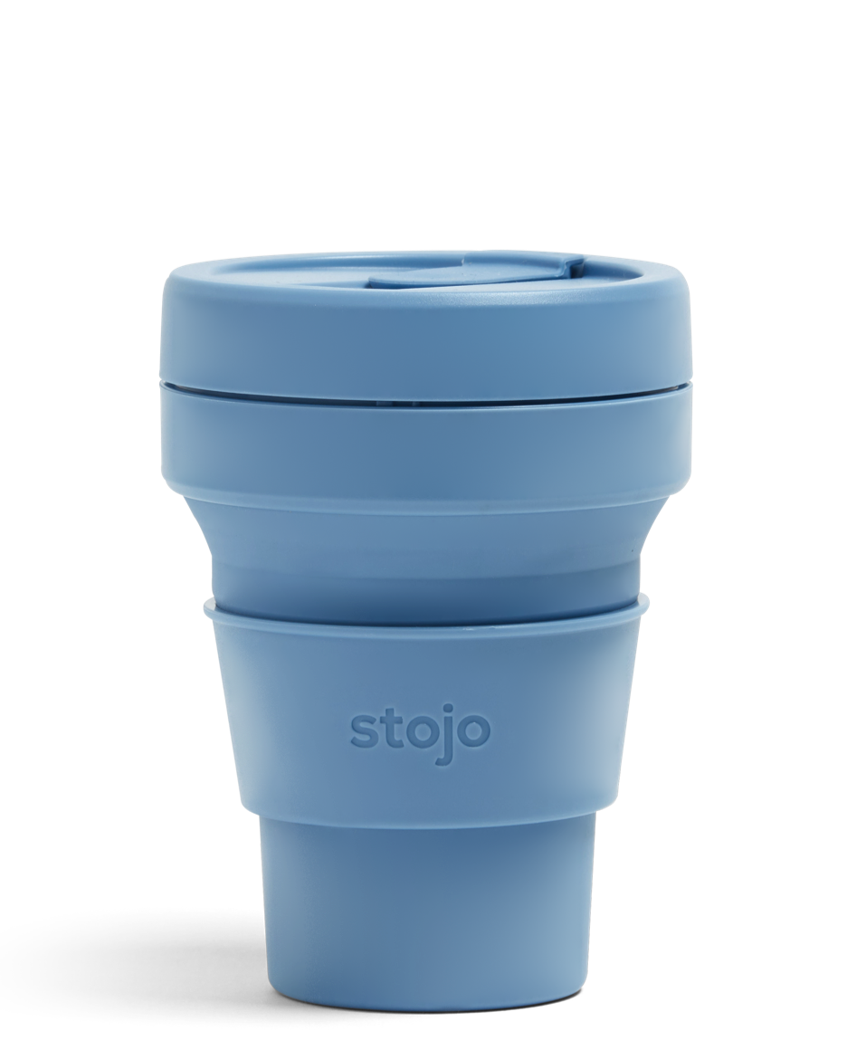 Stojo skládací kelímek Midi, 355 ml Barevný: Modrá