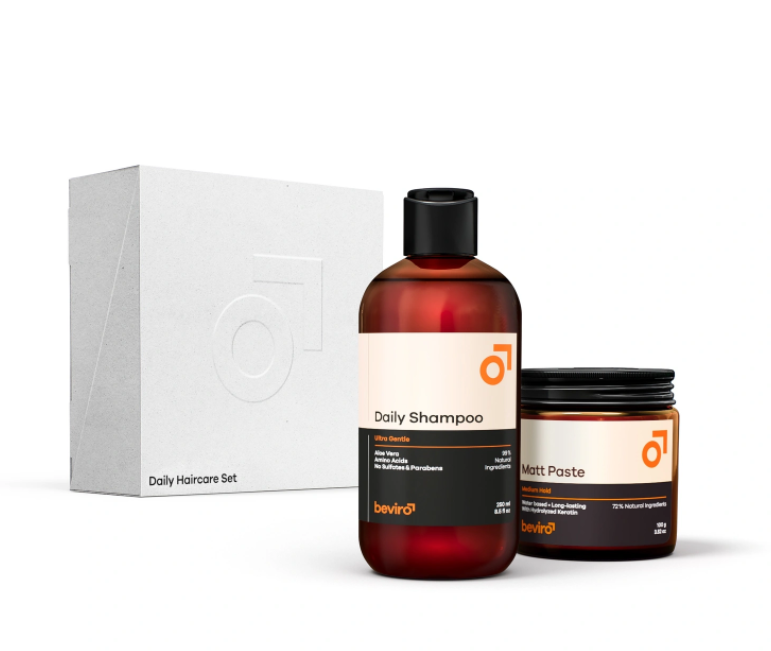 Beviro Daily Hair Care Set - Pasta, šampon