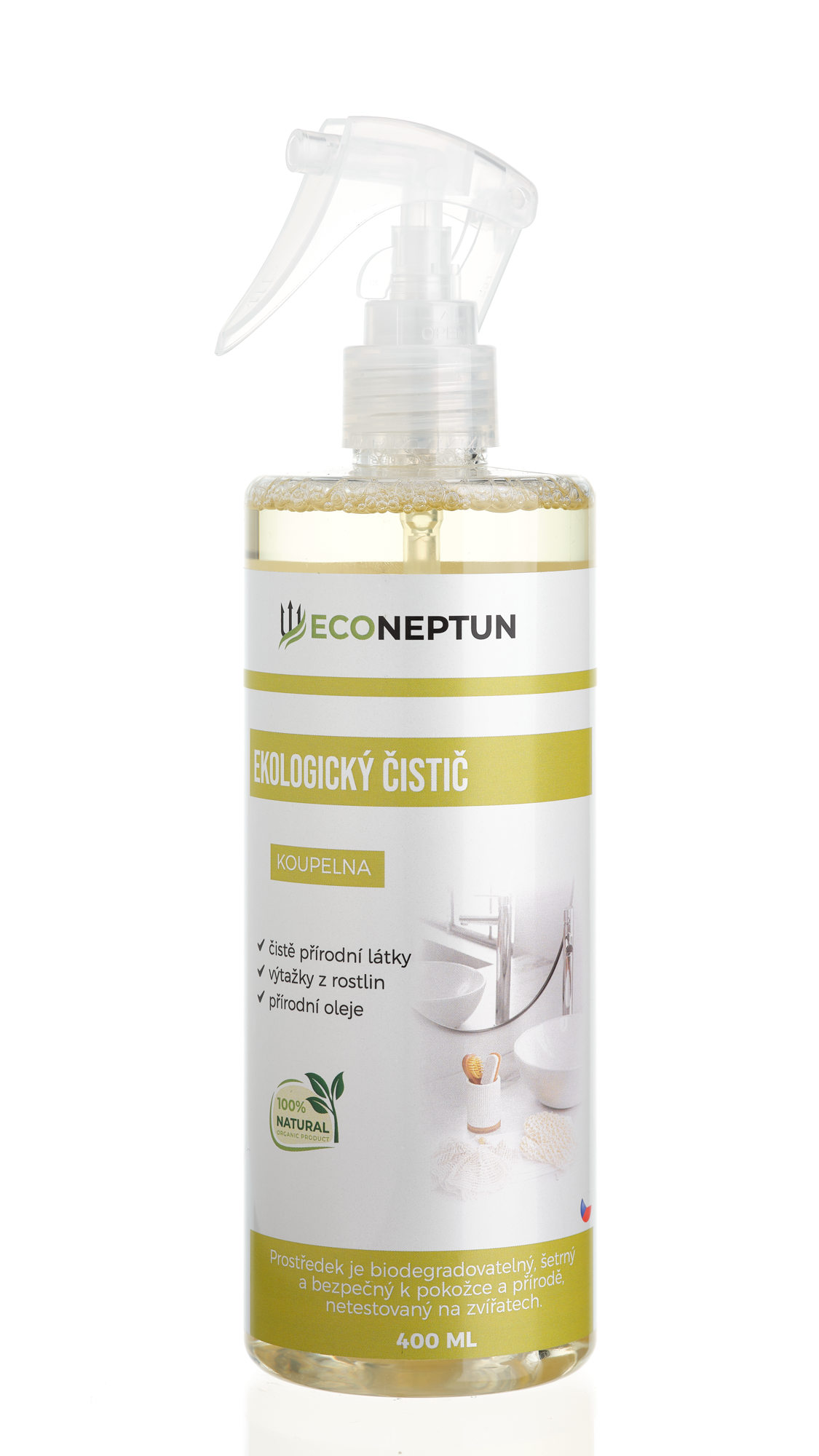 EcoNeptun Ekologický čistič na koupelny 400 ml