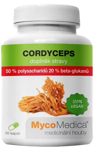 MycoMedica Cordyceps 50 %, 90 kapslí
