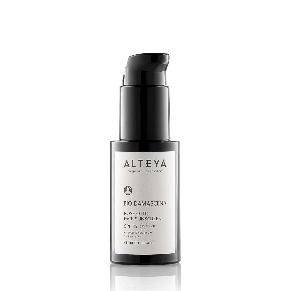 Alteya Organics Alteya pleťové sérum proti slunci SPF25 Bio Damascena, 50 ml