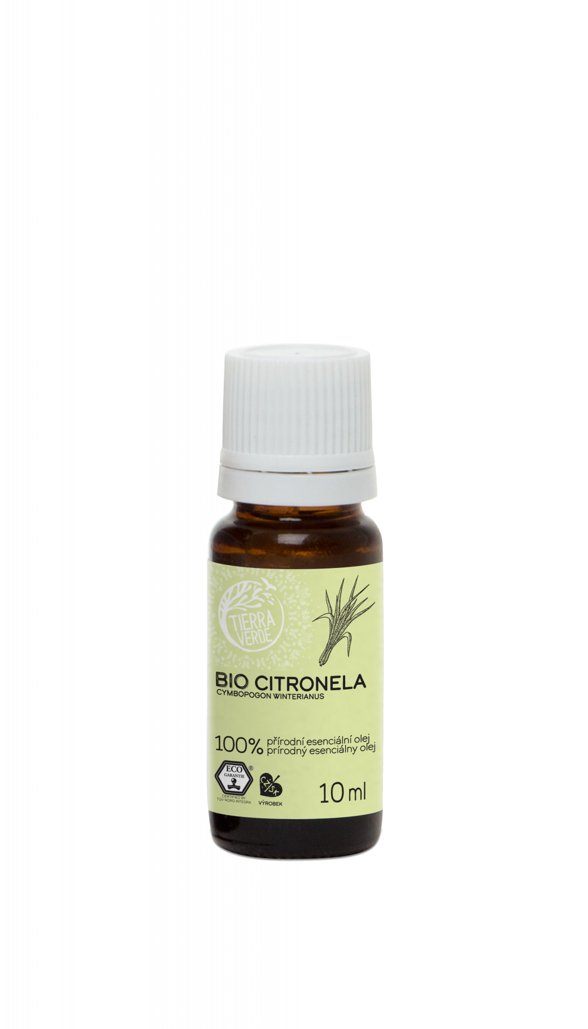 Tierra Verde – Esenciální olej BIO Citronela, 10 ml