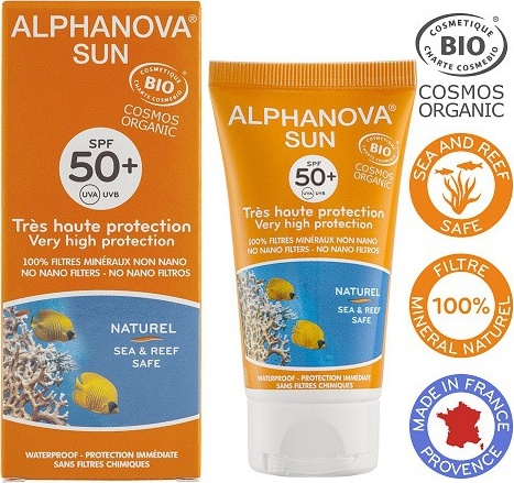 Alphanova Opalovací krém SPF 50+, 50 g BIO