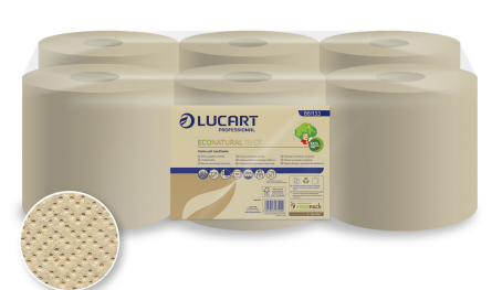 Lucart Professional Lucart Econatural 19CF - papírové utěrky 100m, 6KS