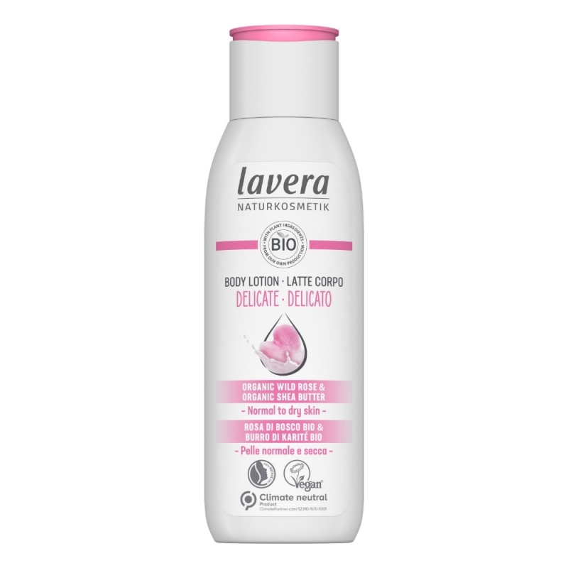 lavera Lehké tělové mléko s Bio Divokou růží 200 ml