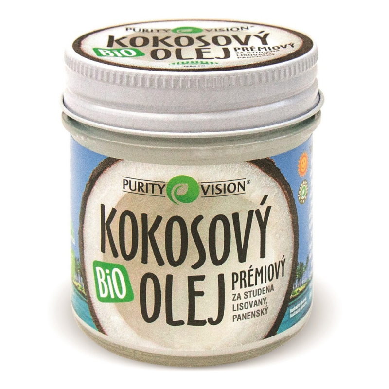 PURITY VISION Fair Trade Bio Kokosový olej panenský 120 ml