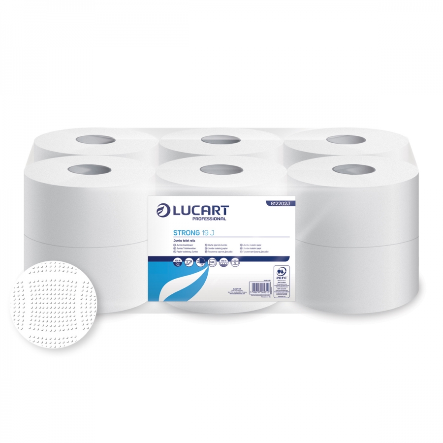 Lucart Professional Lucart Strong 19J - toaletní papír 130 m, 12 ks