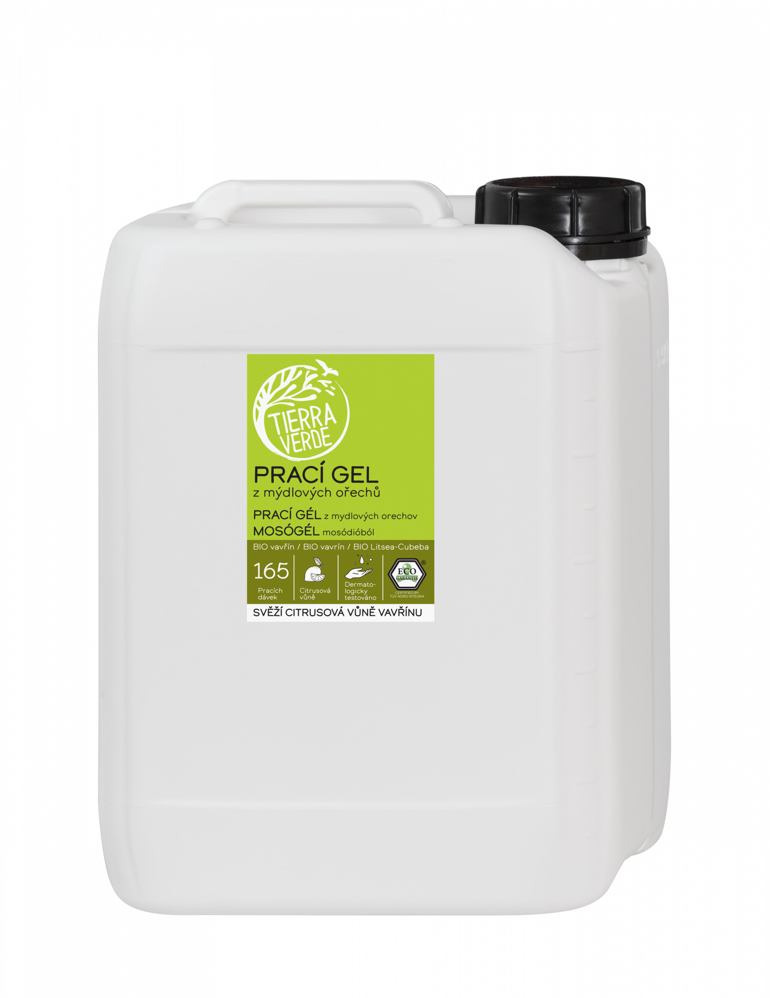 Tierra Verde – Prací gel vavřín (Yellow & Blue), 5 l