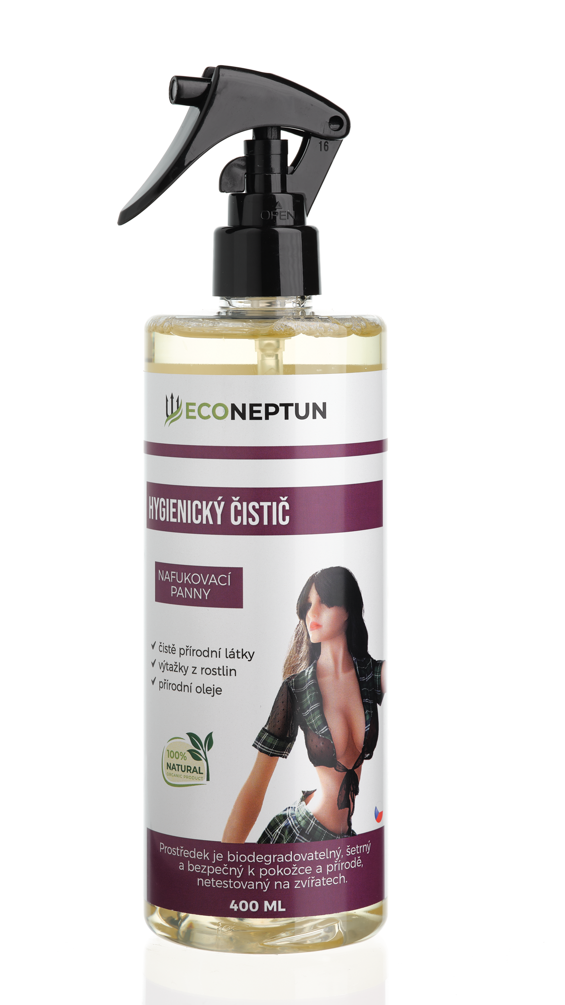 EcoNeptun Hygienický čistič na nafukovací panny natural 400 ml