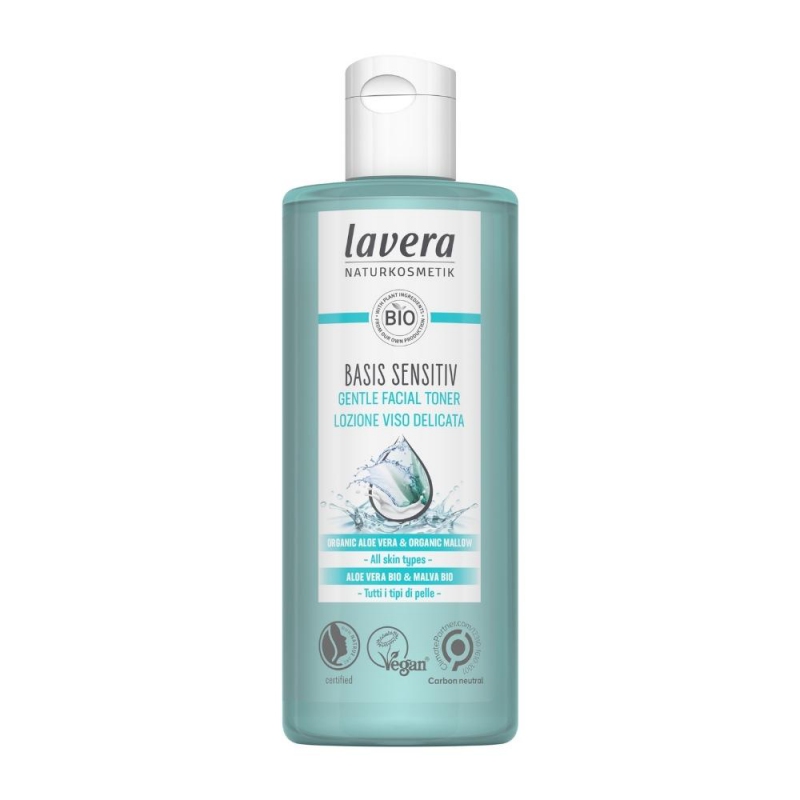 lavera Basis Sensitiv Hydratační pleťová voda s Bio Aloe vera 200 ml
