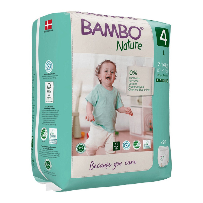 Abena Bambo Nature Pants 4 L pro 7-14kg (20ks)