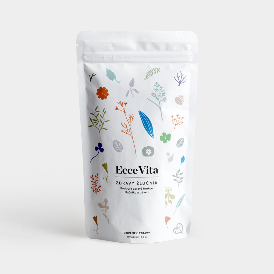 EcceVita Bylinný čaj Zdravý žlučník, 50g