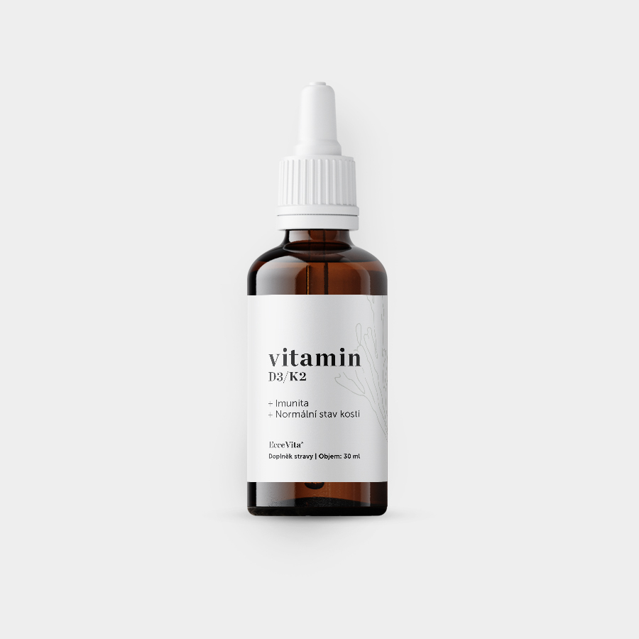 EcceVita Vitamin D3/K2, Ecce Vita, 30ml