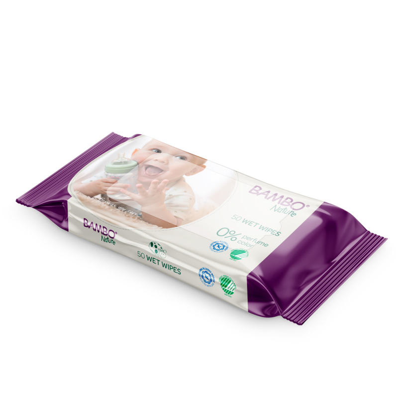 ABENA Bambo Nature eko vlhčené ubrousky 50ks