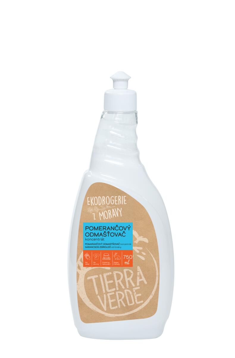 Tierra Verde – Pomerančový odmašťovač – koncentrát 750 ml