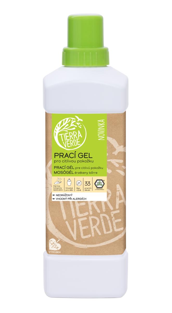 Tierra Verde – Prací gel bez vůně (Yellow & Blue), 1 l