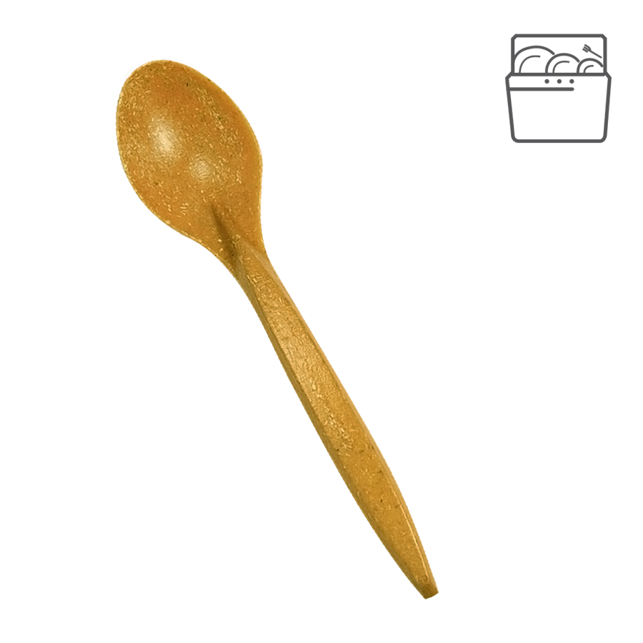 EcoPack Lžíce EKO kompozit dřevo/plast (WPC) 18 cm bal/100 ks