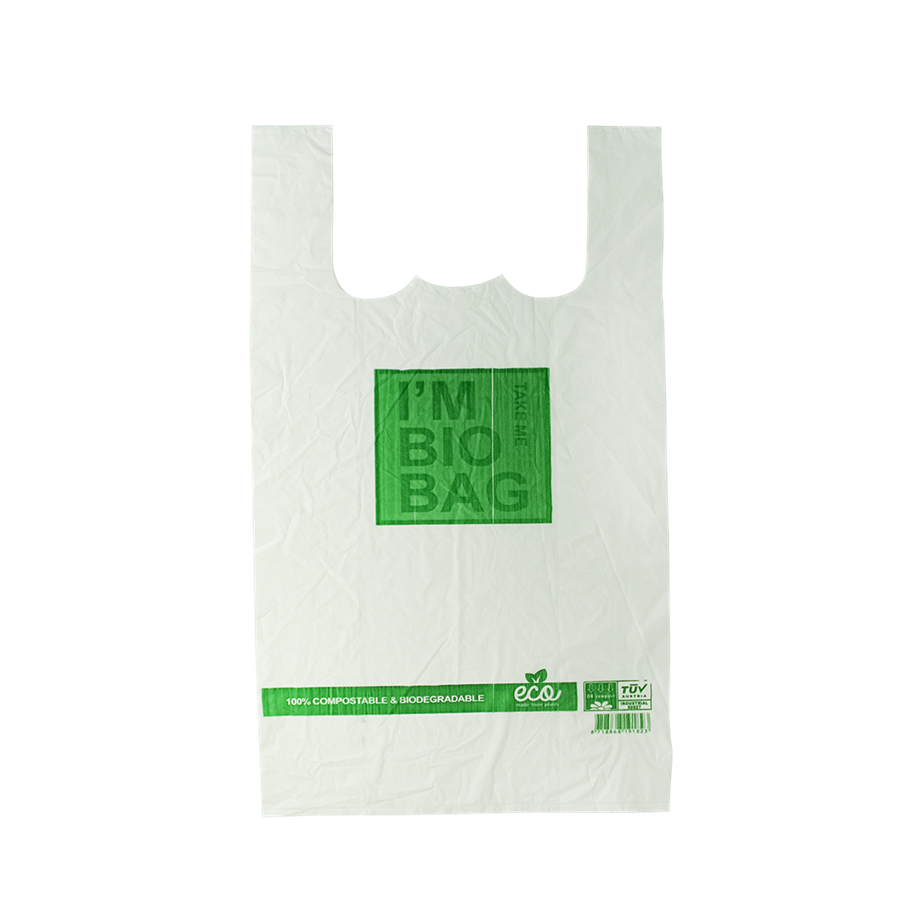 EcoPack Taška BIO kompostovatelná 25+12x45 cm bal/50 ks