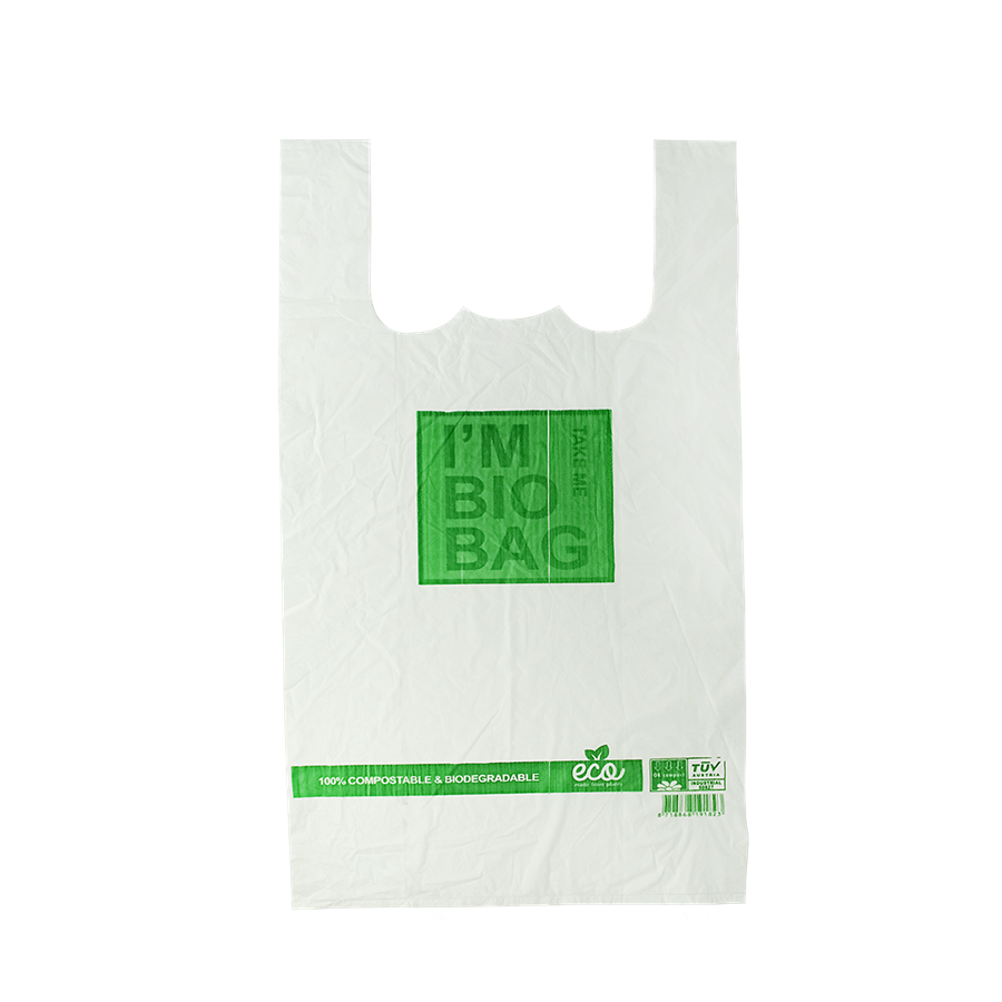 EcoPack Taška BIO kompostovatelná 30+15x55 cm bal/50 ks