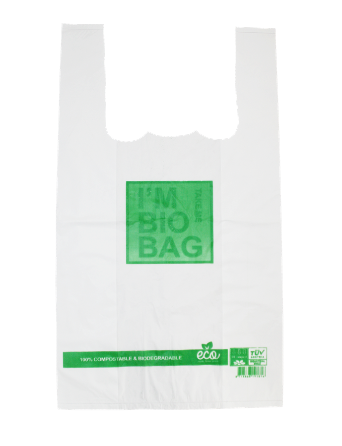 EcoPack Taška BIO kompostovatelná 30+18x60 cm bal/50 ks