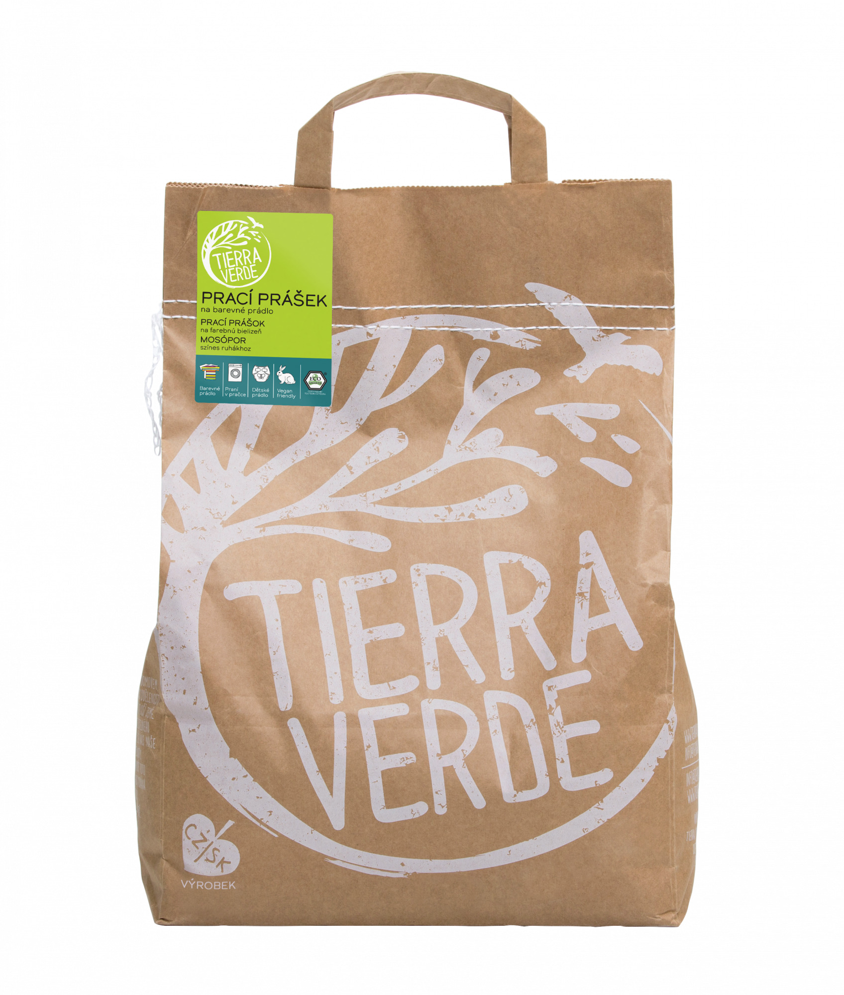 Tierra Verde – Prací prášek na barevné prádlo (Yellow & Blue), 5 kg