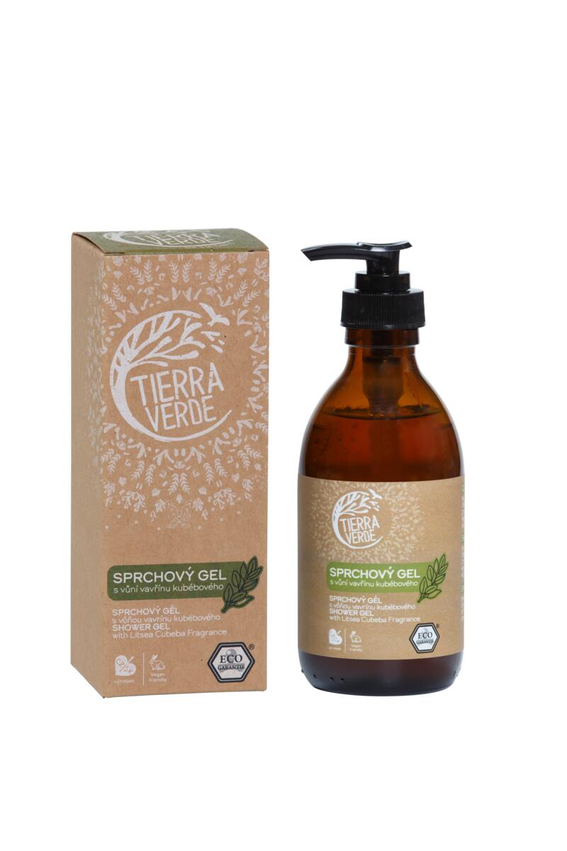 Tierra Verde – Sprchový gel s vůní vavřínu kubébového, 230 ml
