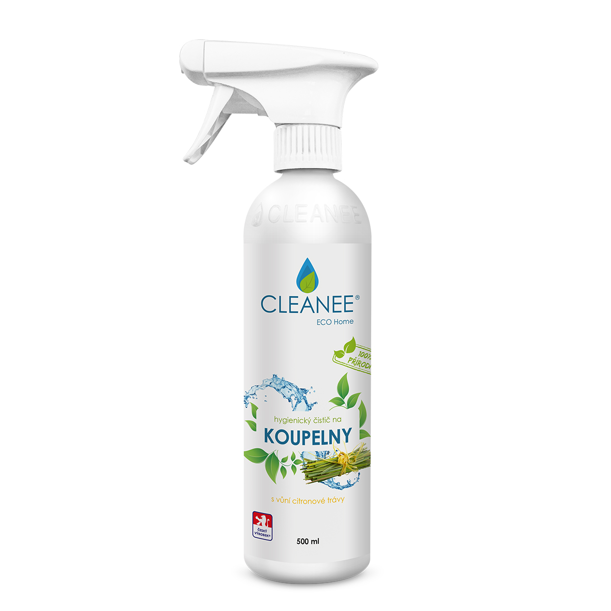 CLEANEE EKO Hygienický čistič do koupelny s vůní citrónové šťávy EKO CLEANEE 500ml