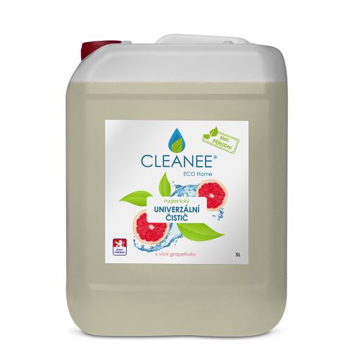 CLEANEE EKO CLEANEE ECO přírodní hygienický čistič UNIVERZÁLNÍ s vůní GRAPEFRUITU 5L