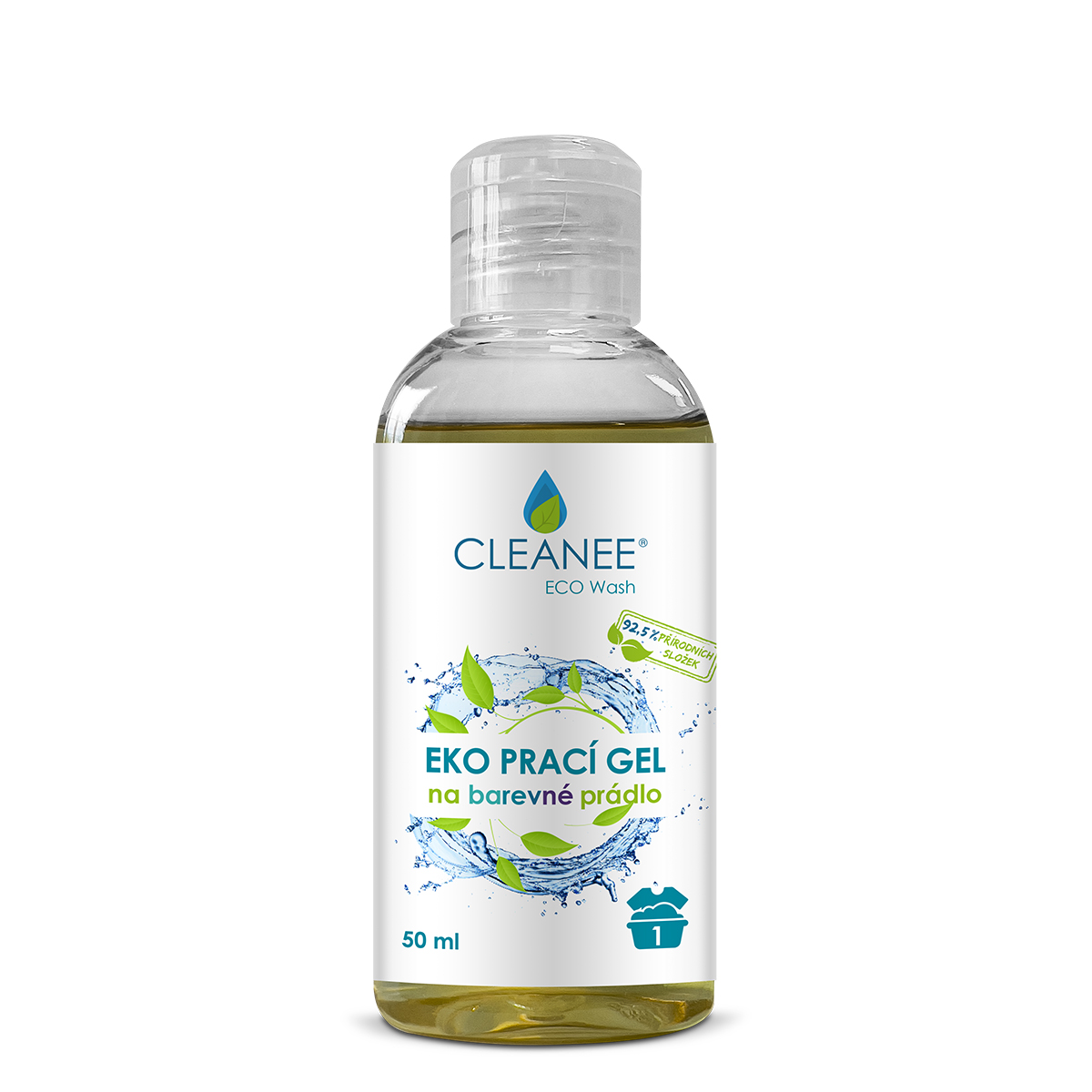 CLEANEE EKO Prací gel na barevné prádlo 50ml