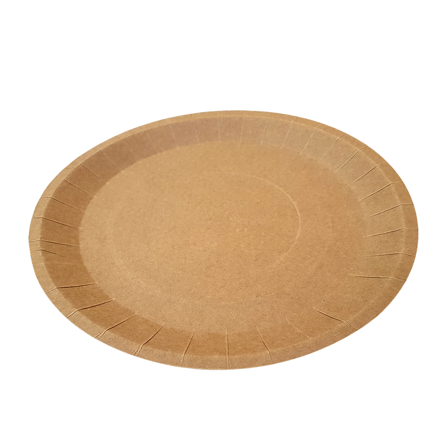 EcoPack Papírový talíř mělký 23 cm párty KRAFT ideal pack® ba1/20 ks Balení: 100