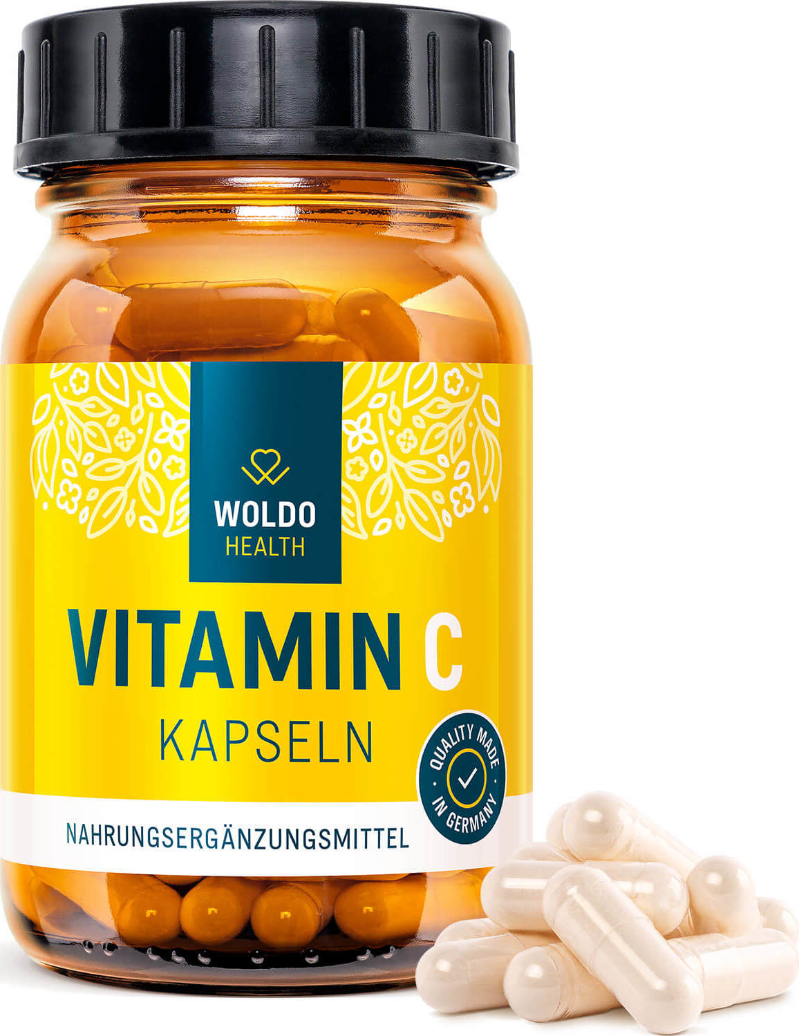 WoldoHealth® Vitamín C, 120kapslí