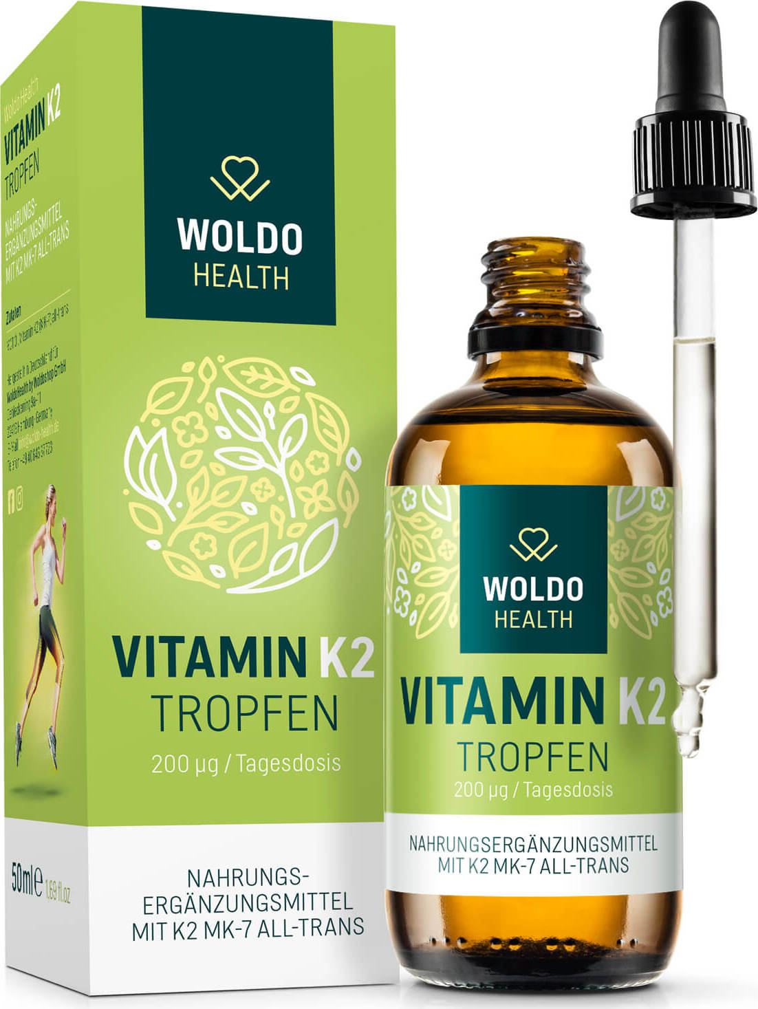 WoldoHealth® Vitamín K2 MK7, 50ml