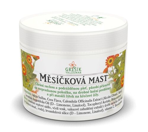 Valdemar Grešík - Natura s.r.o. Měsíčková mast 50 ml GREŠÍK