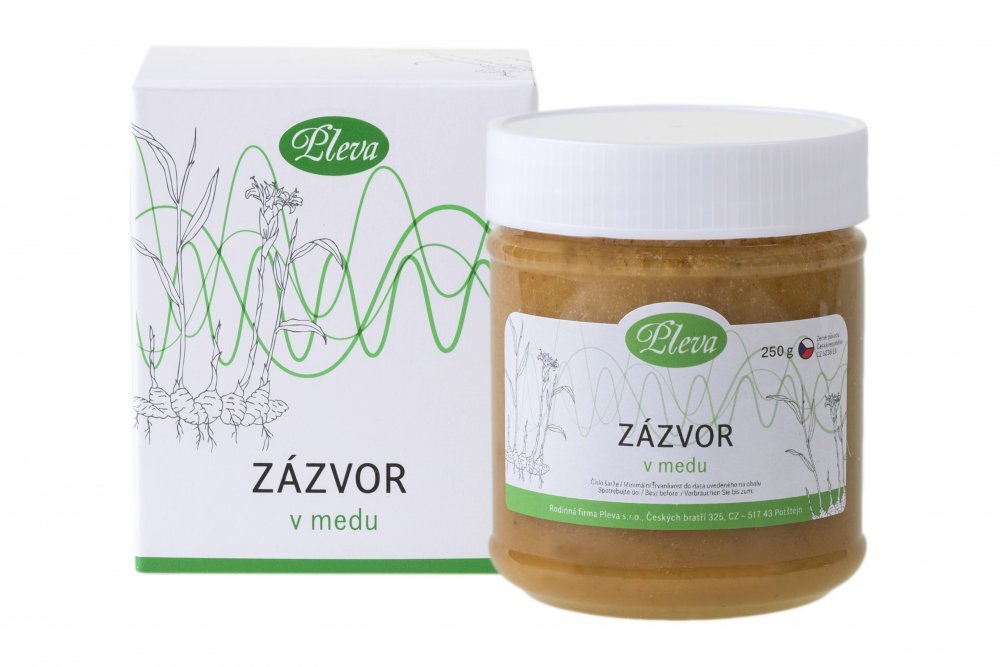 Pleva Zázvor v medu, 250 g