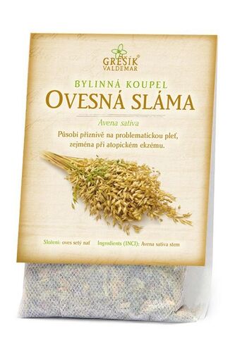 Valdemar Grešík - Natura s.r.o. Grešík Ovesná sláma koupel 30 g
