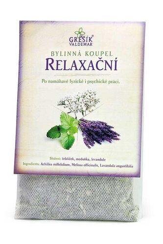Valdemar Grešík - Natura s.r.o. Relaxační koupel 20 g GREŠÍK, Bylinná koupel
