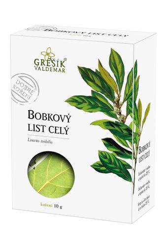 Valdemar Grešík - Natura s.r.o. Grešík Bobkový list celý 10 g