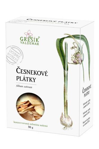 Valdemar Grešík - Natura s.r.o. Česnekové plátky 30 g GREŠÍK Dobré koření