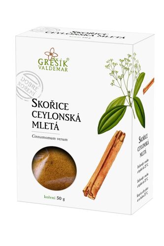 Valdemar Grešík - Natura s.r.o. Grešík Skořice ceylonská mletá 50 g