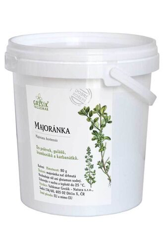 Valdemar Grešík - Natura s.r.o. Grešík Majoránka 80 g